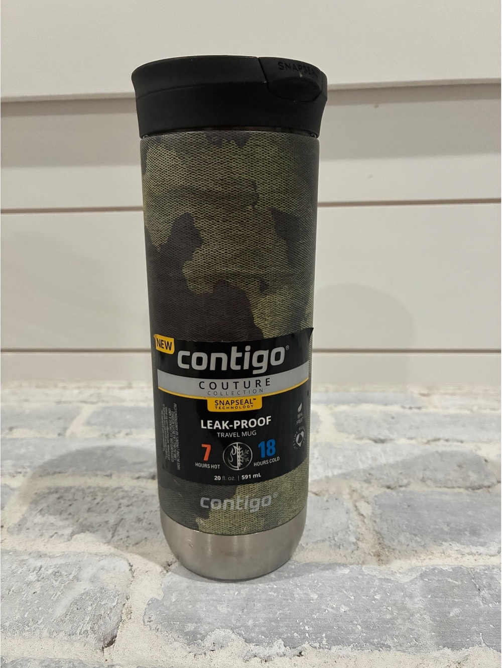 Contigo Couture SnapSeal Leak-Proof Travel Mug 20 oz Camo